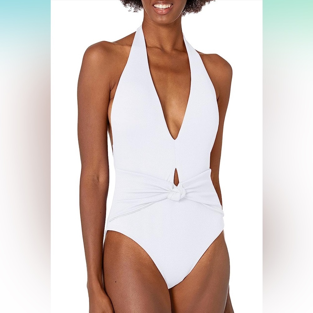 White one piece swimwear NWT​